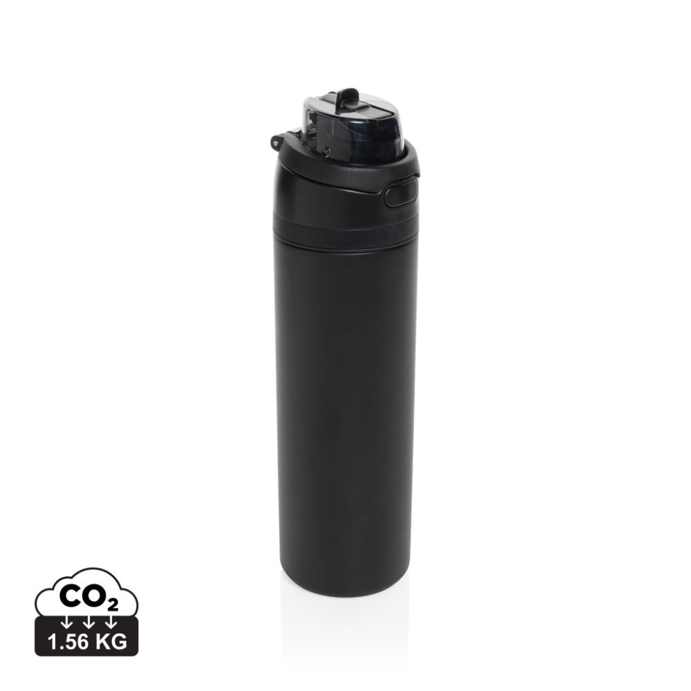 Logo trade promotional merchandise image of: Omni Sip RCS certified re-steel lockable bottle 700ml