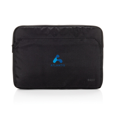 Logo trade corporate gift photo of: Swiss Peak Aware™ RPET Essential 15.6 inch laptop sleeve