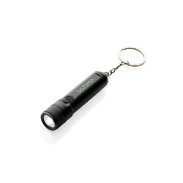 Logo trade promotional giveaways image of: Gear X rechargeable ultra bright keychain torch