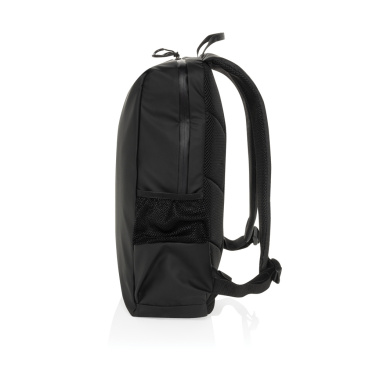 Logo trade promotional merchandise image of: Lima Aware™ RPET water resistant 15.6 laptop backpack