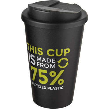 Logotrade corporate gift picture of: Americano® Eco 350 ml recycled tumbler with spill-proof lid