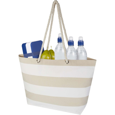 Logotrade promotional item image of: Florida 270 g/m² GRS recycled beach tote bag 18L