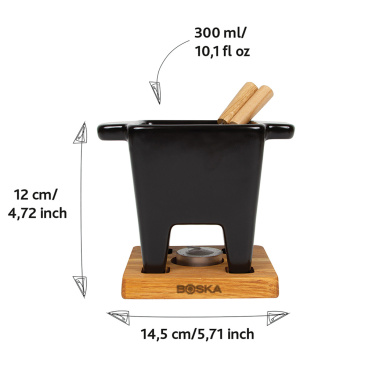 Logo trade business gift photo of: BOSKA Tapas Fondue Nero - 300 ml
