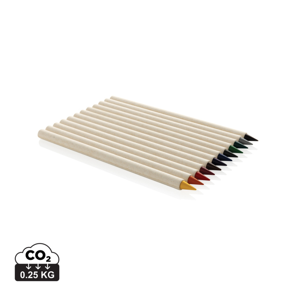 Logo trade promotional products picture of: Micki GRS infinity 12pc coloring pencil set