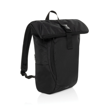 Logo trade promotional merchandise image of: Swiss Peak Aware™ RPET Leonard 15.6 inch laptop backpack
