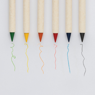 Logo trade promotional products picture of: Micki GRS infinity 6pc colouring pencil set