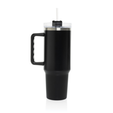 Logo trade advertising products picture of: Stadley RCS recycled steel tumbler 1200ML