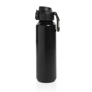 Logotrade corporate gift image of: Via RCS Re-steel lockable sport bottle 600ML