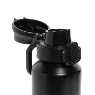 Logotrade promotional merchandise picture of: Via RCS Re-steel lockable sport bottle 600ML
