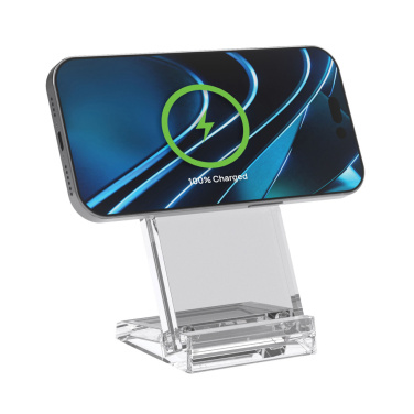 Logotrade promotional product picture of: Magcharge 15W magnetic wireless charging stand
