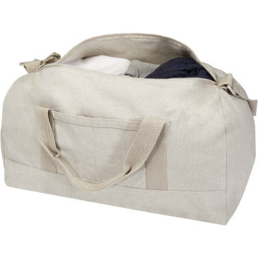 Logo trade promotional merchandise photo of: Porter 500 g/m² Aware™ recycled duffel bag 50L