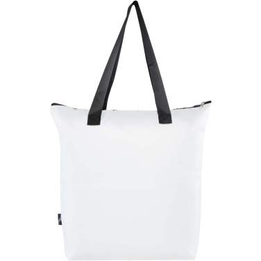 Logo trade promotional merchandise photo of: EcoFold RPET foldable tote cooler bag 15L