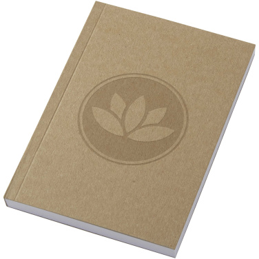 Logo trade promotional items picture of: Novella Austen A6 recycled soft cover kraft notebook - 100 sheets