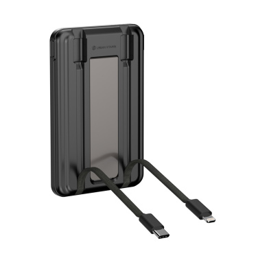 Logotrade promotional merchandise picture of: Urban Vitamin Redwood 5in1 5000mah 20W PD magnetic powerbank