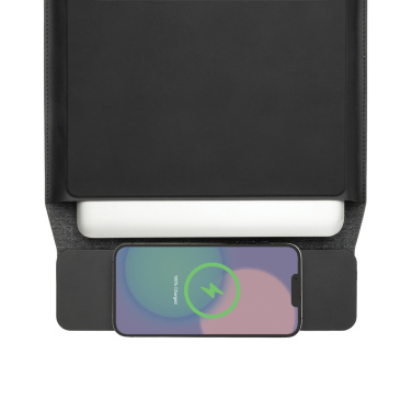 Logo trade promotional item photo of: Swiss Peak 15W magnetic charging laptop sleeve 14-15,6"