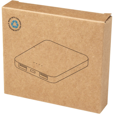 Logo trade promotional giveaways image of: Asama 5000 mAh Type-C recycled plastic power bank