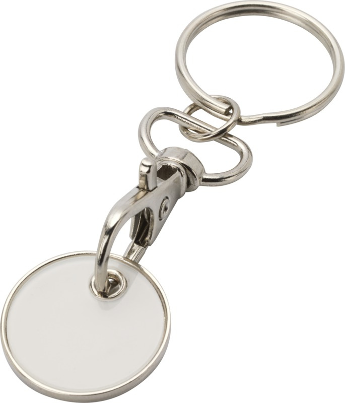 Logotrade promotional merchandise image of: Rory keyring with trolley coin