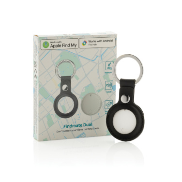 Logotrade promotional giveaway image of: Findmate Dual RCS recycled plastic item finder IPX 5