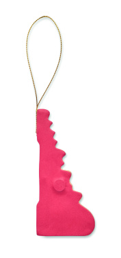 Logo trade promotional giveaways image of: Christmas paper tree hanger
