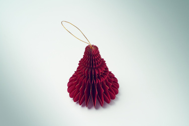 Logotrade promotional item picture of: Christmas paper tree hanger