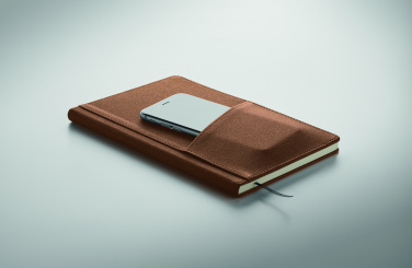 Logotrade promotional product image of: A5 notebook PU front pocket
