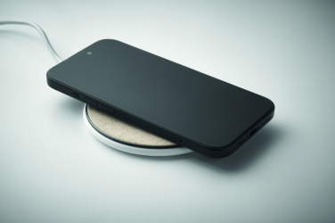 Logotrade promotional items photo of: Cork wireless charger 15W