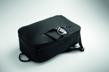 Logo trade promotional gifts image of: 300D RPET computer backpack