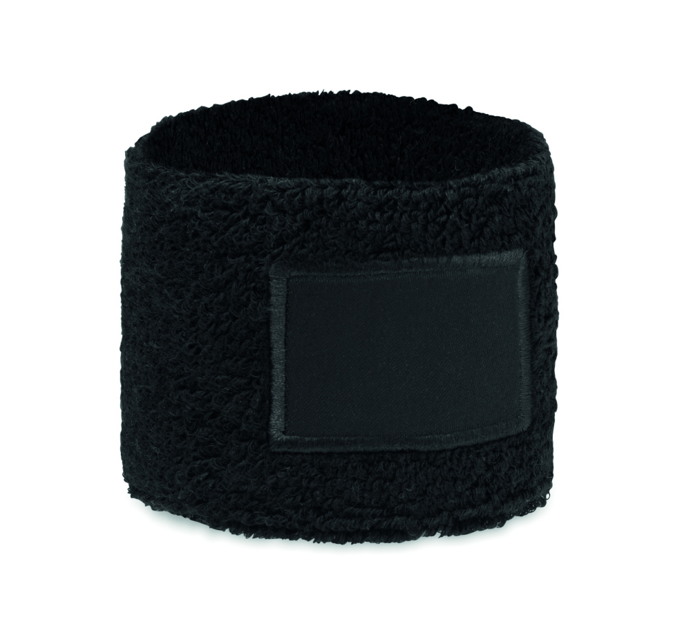 Logo trade promotional merchandise image of: Wristband in polycotton