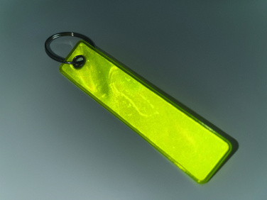Logo trade promotional gifts picture of: Reflective key ring in PVC
