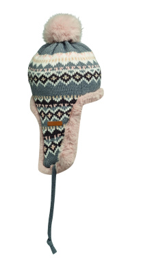 Logo trade corporate gifts picture of: Knitted beanie with ear flap