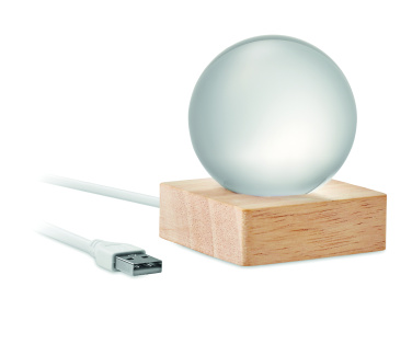Logo trade promotional gifts picture of: LED glass ball