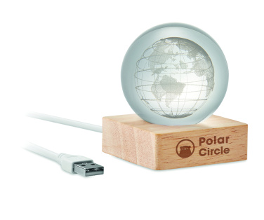 Logotrade promotional item image of: LED globe glass ball