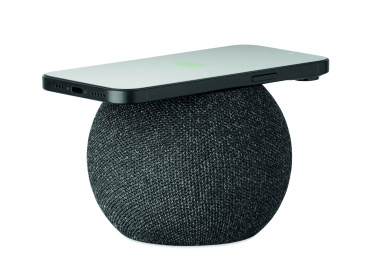 Logotrade promotional giveaway image of: 15W wireless charger speaker