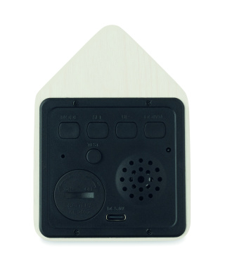 Logotrade promotional giveaway picture of: MDF cuckoo alarm clock