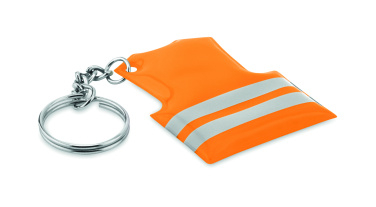 Logo trade promotional merchandise photo of: Key ring with reflecting vest Jekabpils