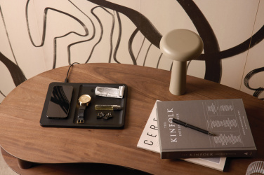 Logo trade promotional giveaways picture of: VINGA Timo RCS desk charger and accessory tray