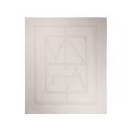 VINGA Monogram GRS blanket, off white