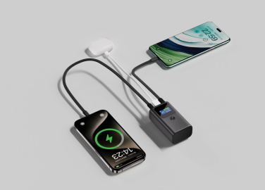 Logo trade promotional product photo of: Urban Vitamin Campbell 55W 10.000mAh pocket powerbank