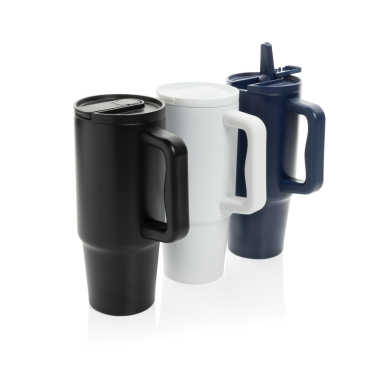 Logo trade promotional gifts picture of: Embrace Leakproof RCS recycled stainless steel tumbler 900ml