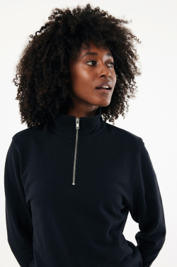 Logotrade advertising product image of: IQONIQ Elgon recycled cotton quarter zip sweater