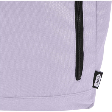 Logo trade advertising products picture of: Byron 15.6" GRS RPET roll-top backpack 18L