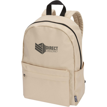 Logo trade promotional product photo of: Byron 14" GRS recycled city laptop backpack 16L