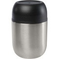Supo 480 ml double-walled recycled stainless steel lunch pot, Silver