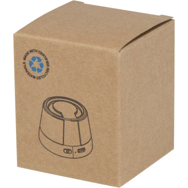 Logo trade promotional giveaways picture of: Horna 3W recycled plastic magnetic wireless speaker