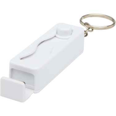 Logotrade advertising products photo of: Aggia recycled plastic phone stand with fidget toy