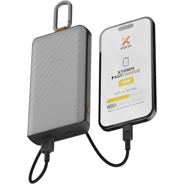 Logo trade promotional merchandise image of: Xtorm XG2S101 Go2 10.000 mAh 15W solar power bank with light