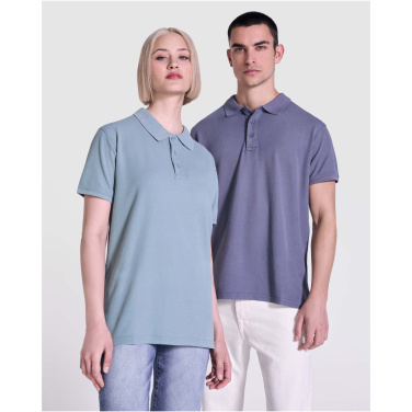 Logo trade advertising products image of: Cobain short sleeve unisex polo