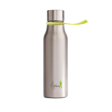 Logo trade business gifts image of: VINGA Lean water bottle steel