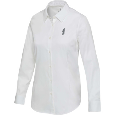 Logo trade corporate gifts image of: Citrine twill women's shirt