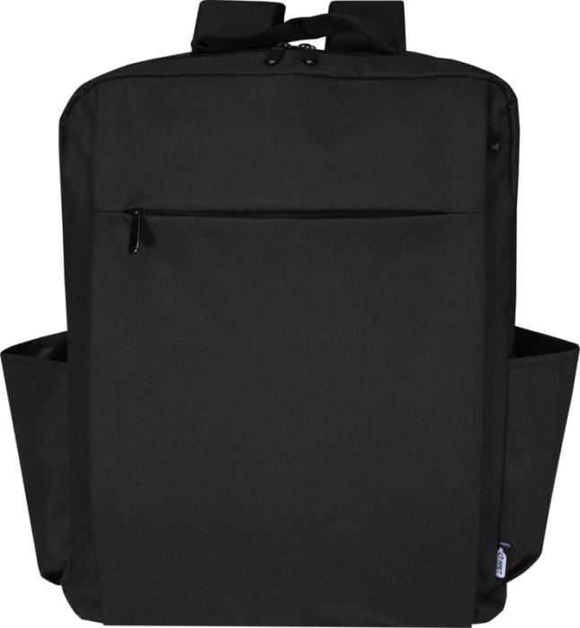 Logo trade promotional giveaway photo of: Libra 15” GRS recycled laptop backpack 15L